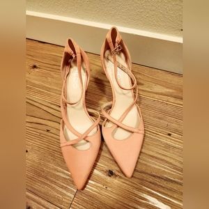 Aldo pink strap heels Women's size 8